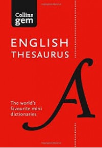 ENGLISH THESAURUS - COLLINS GEM 978-0-00-814169-1 9780008141691