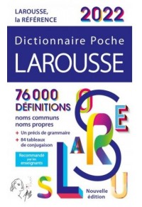 DICTIONNAIRE  POCHE 2022 LAROUSSE 978-2-03-599991-7 9782035999917