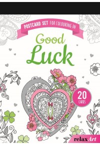 POSTCARD SET FOR COLOURING IN: GOOD LUCK 978-3-625-17992-4 9783625179924