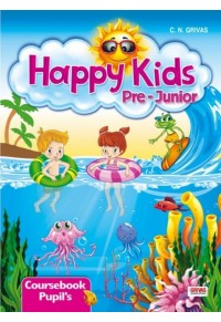 HAPPY KIDS PRE-JUNIOR COURSEBOOK 978-960-409-956-6 9789604099566