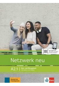 NETZWERK A2.1 KURSBUCH & ARBEITSBUCH(+AUDIO+&VIDEO ONLINE) 978-3-12-607162-8 9783126071628