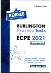 BURLINGTON PRACTICE TESTS MICHIGAN ECPE 1 CD CLASS 2021