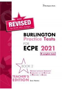 BURLINGTON PRACTICE TESTS FOR ECPE 2 REVISED 2021 TEACHER'S BOOK 978-9925-30-595-7 9789925305957
