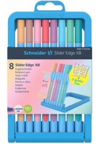 ΣΕΤ ΣΤΥΛΟ SCHNEIDER BALLPEN SLIDER EDGE XB ΠΑΣΤΕΛ 8 ΧΡΩΜΑΤΑ  4004675138347