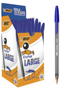 ΣΤΥΛΟ ΜΠΛΕ CRISTAL LARGE BIC ΚΟΥΤΙ 40+10  3086123671294