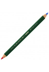 ΜΟΛΥΒΙ ΔΙΧΡΩΜΟ (ΚΟΚΚΙΝΟ-ΜΠΛΕ) FABER-CASTELL 873 117500  4005401175001