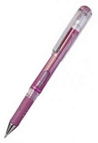 ΣΤΥΛΟ PENTEL HYBRID GEL K230MP METALLIC ΡΟΖ  3474377923670