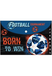 ΦΑΚΕΛΟΣ ΚΟΥΜΠΙ Α4 MUST FOOTBALL BORN TO WIN  5205698612626