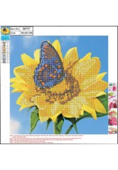 ΚΑΤΑΣΚΕΥΕΣ DIAMOND PAINTING SUNFLOWER 30X30