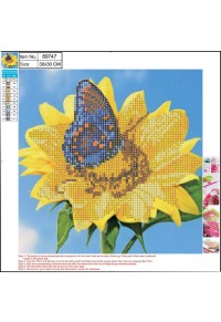 ΚΑΤΑΣΚΕΥΕΣ DIAMOND PAINTING SUNFLOWER 30X30  4030969897478