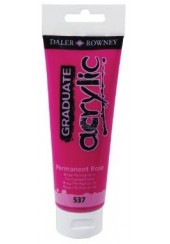 ΧΡΩΜΑ GRADUATE ACRYLIC 120ml PERMANENT ROSE