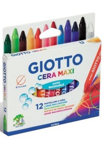 ΚΗΡΟΜΠΟΓΙΕΣ GIOTTO CERA MAXI ΣΕΤ 12 ΧΡΩΜΑΤΩΝ  8000825291203