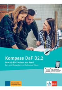 KOMPASS DAF B2.2 KURS UND UBUNGSBUCH MIT AUDIOS UND VIDEOS 978-3-12-670002-3 9783126700023