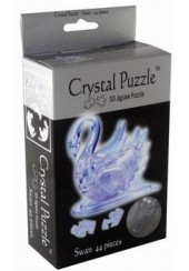 3D CRYSTAL PUZZLE - ΚΥΚΝΟΣ ΔΙΑΦΑΝΗΣ 44 ΤΕΜ.