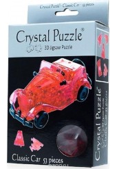3D CRYSTAL PUZZLE - ΚΛΑΣΙΚΟ ΑΥΤΟΚΙΝΗΤΟ ΚΟΚΚΙΝΟ 53 ΤΕΜ.