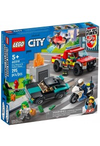 FIRE RESCUE AND POLICE CHASE - LEGO CITY 60319  5702017161037