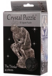 3D CRYSTAL PUZZLE - THE THINKER 43 ΤΕΜΑΧΙΑ  4893718901501