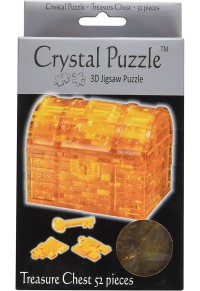 3D CRYSTAL PUZZLE - ΣΕΝΤΟΥΚΙ ΘΗΣΑΥΡΟΥ ΧΡΥΣΟ 52 ΤΕΜΑΧΙΑ  4893718900078