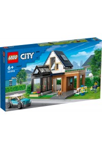 FAMILY HOUSE AND ELECTRIC CAR LEGO CITY 60398  5702017462363