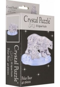 ΠΟΛΙΚΕΣ ΑΡΚΟΥΔΕΣ - CRYSTAL PUZZLE 3D  4893718901600