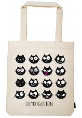 ED THE CAT EDYOUCATION -  ΤΣΑΝΤΑ SHOPPER 39x42 ΒΑΜΒΑΚΕΡΗ