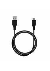 ΚΑΛΩΔΙΟ USB-A TO USB-C PURO 1MT MAX 15WATT - ΜΑΥΡΟ