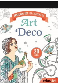 POSTCARD SET FOR COLOURING IN: ART DECO 978-3-625-17994-8 9783625179948