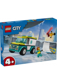 EMERGENCY AMBULANCE AND SNOWBOARDER - LEGO CITY 60403  5702017566764