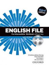 ENGLISH FILE PRE-INTERMEDIATE WORKBOOK (+CD-ROM) WITHOUT KEY