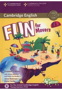 CAMBRIDGE ENGLISH FUN FOR MOVERS SB 4TH ED. (+ONLINE ACTIVITIES AND HOMEFUN BOOKLET 4) 978-1-316-61753-3 9781316617533