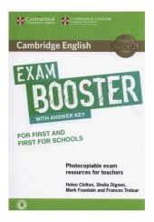 CAMBRIDGE ENGLISH EXAM BOOSTER FOR FIRST AND FIRST FOR SCHOOLS WITH ANSWER KEY (+  AUDIO)