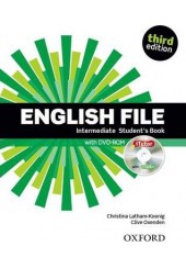 ENGLISH FILE INTERMEDIATE STUDENT' S BOOK WITH DVD-ROM