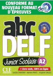 ABC DELF JUNIOR SCOLAIRE A2 + DVD + LIVRE-WEB