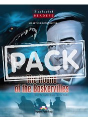 THE HOUND OF THE BASKERVILLES + DVD VIDEO-AUDIO CD -ILLUSTRATED READERS