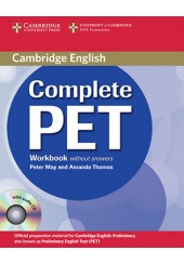 CAMBRIDGE COMPLETE PET WKBK WITHOUT ANSWERS +CD