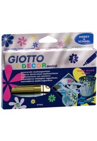 ΜΑΡΚΑΔΟΡΟΙ DECOR ΜΕΤΑΛΛΙΚΑ ΧΡΩΜΑΤΑ  5ΤΕΜΑΧΙΑ GIOTTO 4529 00  8000825452901