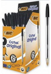 ΣΤΥΛΟ ΜΑΥΡΟ CRISTAL BIC ΚΟΥΤΙ 40+10