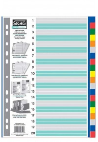 ΕΥΡΕΤΗΡΙΟ ΧΡΩΜΑΤΙΣΤΟ (1-20) ΧΑΡΤΙΝΟ 20 ΦΥΛΛΑ Α4  5201303233811