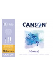 ΜΠΛΟΚ CANSON MONTVAL AQUA 18x25 300gr 12φ C.P