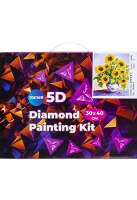 ΚΑΤΑΣΚΕΥΕΣ DIAMOND PAINTING SUNFLOWERS 30X40  4030969808948