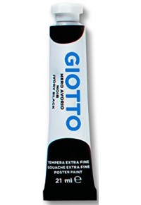 ΤΕΜΠΕΡΑ GIOTTO 21ml ΜΑΥΡΟ ΝΟ24  8000825320729