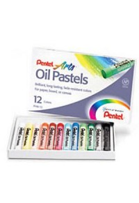 ΛΑΔΟΠΑΣΤΕΛ OIL PASTEL 12 ΧΡΩΜΑΤΩΝ PENTEL  4711577003573