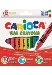 ΚΗΡΟΜΠΟΓΙΕΣ CARIOCA WAX CRAYONS 12 ΤΕΜΑΧΙΑ