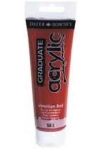 ΧΡΩΜΑ GRADUATE ACRYLIC 120ml VENETIAN RED  5011386062761