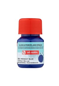 TALENS ΧΡΩΜΑ GLASS/PORCELAIN MIDNIGHT BLUE OPAQUE 30ml  8712079429362