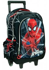 ΤΣΑΝΤΑ TROLLEY SPIDERMAN BLACK CITY