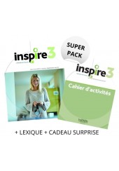 INSPIRE 3 SUPER PACK (LIVRE+CAHIER+LEXIQUE+CADEAU SURPRISE)