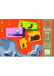 PUZZLE DUO - 12 ΠΑΖΛ ΤΩΝ 2 ΤΕΜΑΧΙΩΝ  ΜΑΜΑ ΚΑΙ ΠΑΙΔΙ