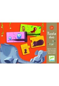 PUZZLE DUO - 12 ΠΑΖΛ ΤΩΝ 2 ΤΕΜΑΧΙΩΝ  ΜΑΜΑ ΚΑΙ ΠΑΙΔΙ  3070900081574