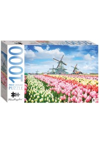 ΠΑΖΛ DUTCH WINDMILLS HOLLAND NETHERLANDS 1000 ΤΕΜ  - HINKLER MINDBOGGLERS JIGSAWS  9354537001377